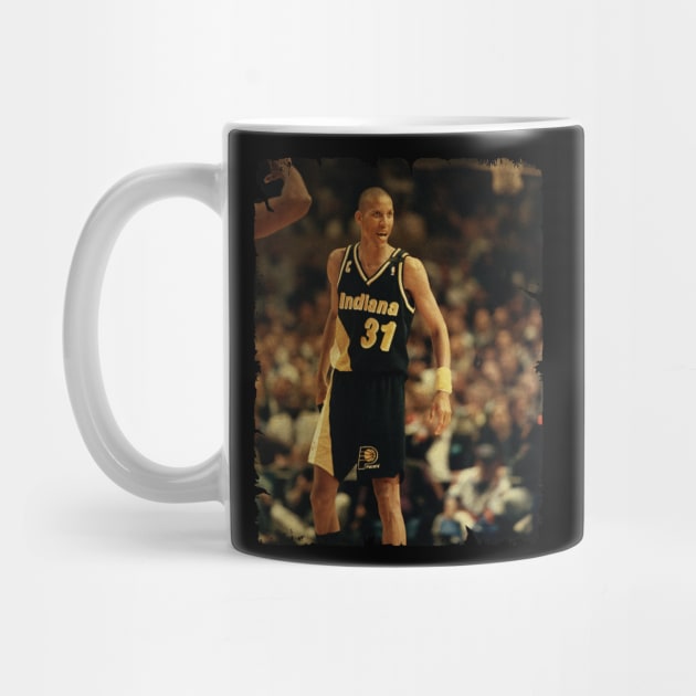 Reggie Miller - Vintage Design Of Basketball by JULIAN AKBAR PROJECT